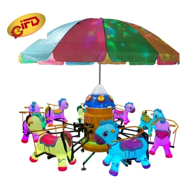 IFD Hot Sale Amusement Park Ride Go Round Kids Musical Carousel for Sale for Amusement Park