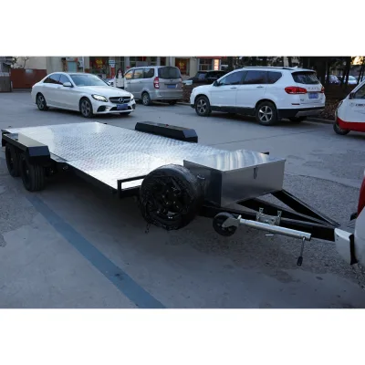 Autotransport Auflieg 2 Axle Car Trailer 2500kg Car Trailer
