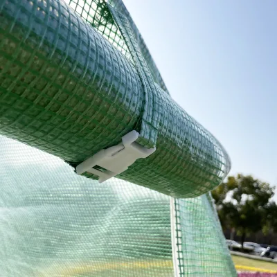 Walk-in Garden Tunnel Structure UV Resistant Transparent Polyethylene Plastic Covering Nursery Flower Plant PE Polytunnel