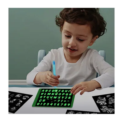 High Quality Luminescent Board  Fluorescent Drawing Board Painting Developing Educational Toys Gifts