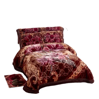 100% Polyester Super Soft Polyester Luxury Shiny Bedding Set