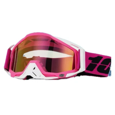 FDFIT Motocross Racing Goggles Full UV Protection Reflective Sports Goggles for Outdoor Racing Motorcycle Cycling Goggles