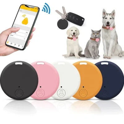 Mini Dog GPS Bluetooth 5.0 Tracker Anti Loss Circular for Pet 4g Wallet Intelligent Finder Locator Tracking Device Dog Collar