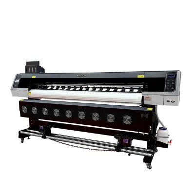 2.1m Roll to Roll Eco Solvent Plotter Printer | Dual Epson I3200 | Servo Motor | Flex Banner Printing
