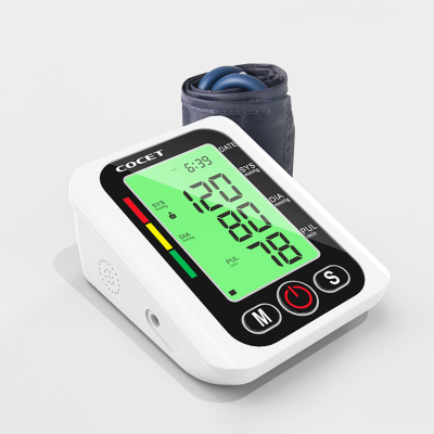 Professional Lcd Blood Pressure Monitor Lightweight Structure Memory Records Blood Pressure Monitor
