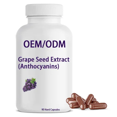 OEM Grape Seed Capsules Female Antioxidant Proanthocyanidins Grape Seed Extract Capsules