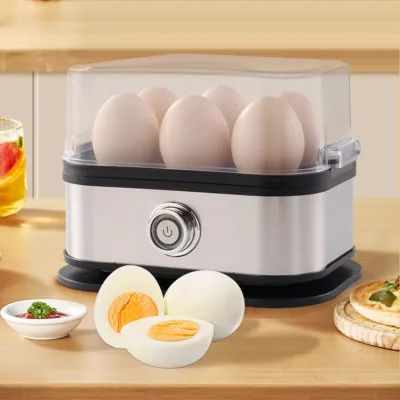 Automatic Electric 6 Egg Cooker Large Capacity Single Layer Vertical Egg Boiler