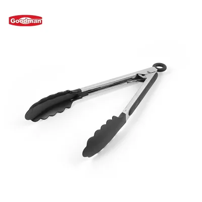 Goodman Silver Food Grade Locking Non-Stick Heat Resistant Stainless Steel Silicone Eco-Friendly Light Weight 27.5" Length