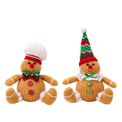 Yellow Gingerbread Man Ornaments for Christmas, Perfect for Decorating Your Home and Creating a Festive Holiday Atmosphere