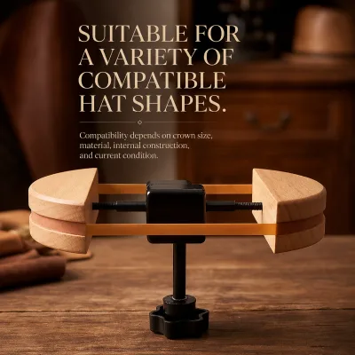 New Hat Stretcher Hat Shaper Hat Rack Hat Holder Hat Support Bracket, Adjustable Hat Stand for Shaping & Storage