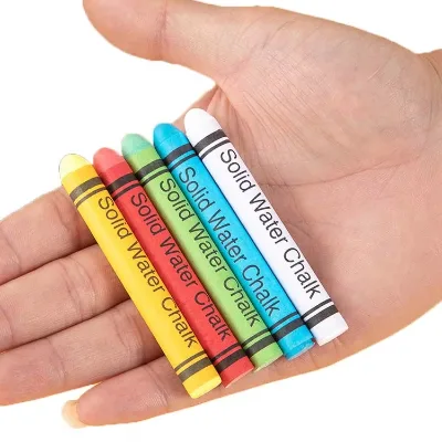 2025 New Water-Soluble Anti-Dust Chalk Vibrant Colors Easy to Clean Chalk for School Home Use