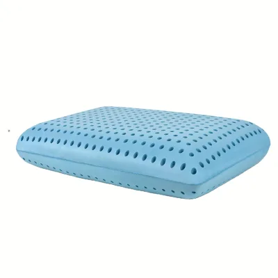 Modern Gel-Infused Bamboo Memory Foam Pillow Air-Ventilated Design for Comfortable Sleep Neck Back Massage Factory Bed Pillows