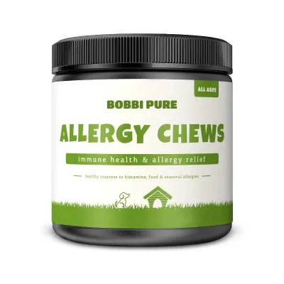 Organic Allergy Soft Chews for Dogs for Pain Relief Nature Treats in Stock Dog Food Soft Chew Brand Customization