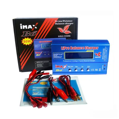 B6 80W Balance Battery Charger With AC Power 12V 5A Adapter for Rc Toys