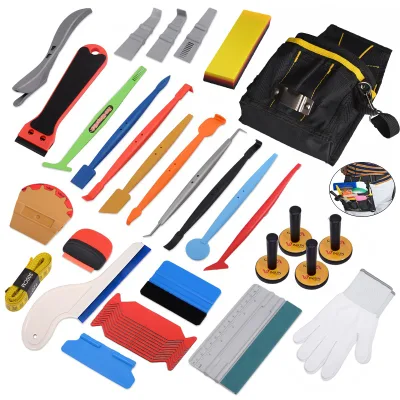 Foshio Best Sell Vinyl Vehicle Wrap Car Film Wrapping Window Tint Tool Set