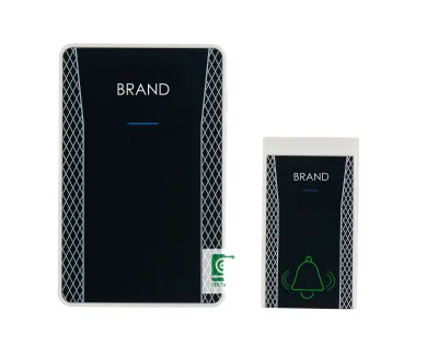 IP67 Waterproof Wireless Doorbell, Digital MP3 Door Bell with Light for Enhanced Home Security