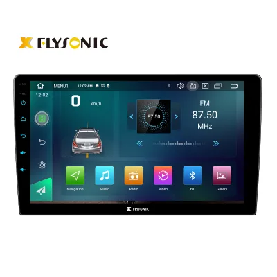 Flysonic OEM/ODM Services Multi Functional Car Video Autoradio 9" Android 10 Multimedia Navigation Mirror Link Car Radio