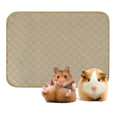 Famicheer Hot Sale Soft Fleece Guinea Pig Pee Pad Waterproof Puppy Mat Liners for Guinea Pig Rabbits