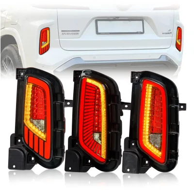 Auto LED Rear Bumper Light Smoke Housing Brake Reverse Turn Signal Warning Lamp Upgrade Parts for Toyota Urban