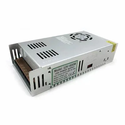 AC110V/220V to DC12V/24V 200-600W Aluminum Case Power Supply for RGB Led Lights