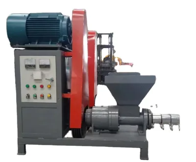 Fruit Carbon Biomass Hemp Palm Bio-coal Coal Retort Briket Coconut Biochar Swarf Briquette Chacoal Making Machine