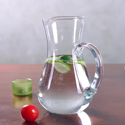 Free Sample Wholesale Glass Jug Handmade Classic Glass Pitchers