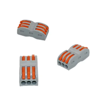 Quick Connect Wiring Terminal Block Electrical Connector for Home Office Industrial Installation
