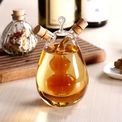 0142 Kitchen Custom Seasoning Bottle High Borosilicate Glass Oil Bottle Household sealed Seasoning Bottle