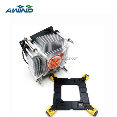 90*90*70mm Copper Core Aluminum Heat Sink with Fan Cpu 3pin 4 Pin Cooler Parafuso 1151 Cpu Processor Cooling Cooler Stock