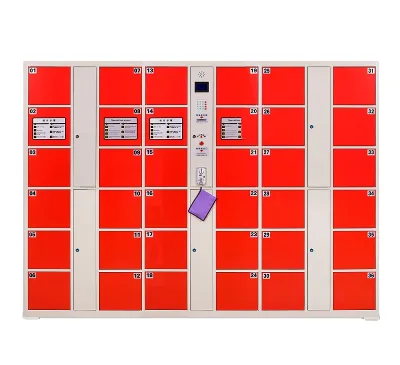 Custom Intelligent Metal Luggage Storage Locker Smart Key Cabinet Storage Management System