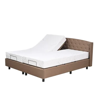 CF-2082 High-tech Intelligent Double Adjustable Bed with Zoned Operation for High-end Hotel Suites