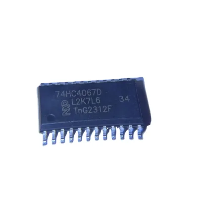 74HC4067D SOP24 Multiplexer Switch ICs IC MUX 120OHM 24SO -40C ~ 125C 2V ~ 10V stock