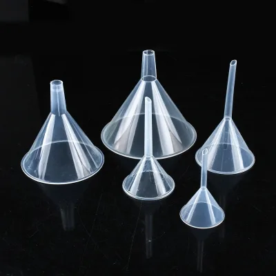 Wholesale Plastic PP Material Mini Funnel for Chemical, Liquid Cosmetic, Perfume, Dispenser Funnel