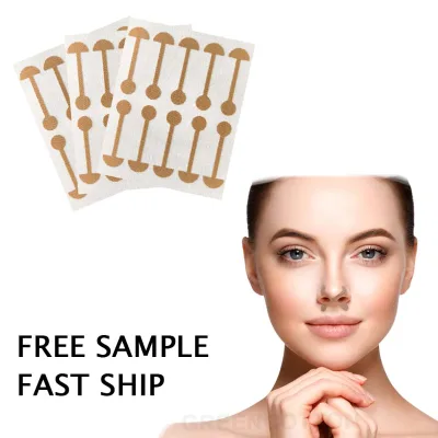 Custom logo Small Dumbbell-shaped Nostril Strips Nostril Narrowing Strips Soft Elastic Nose Strips Orthopedic Nose Shaping Strip