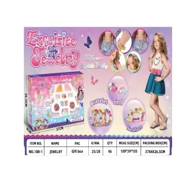 Kids Makeup Kit Girls Beauty 3-in-1 Glitter Lip Gloss Gift Set Plastic Teenage Nail Polish & Eye Shadow Makeup for Parties Jewelry Making Toys