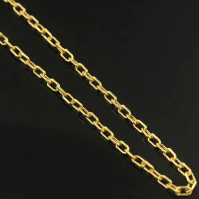 GP Thick Round Paperclip Heavy Choker Necklace 2.4*4mm Thick Link Chain 14k Gold Filled Permanent Jewelry Chains Wholesale