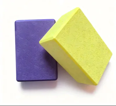 Custom Logo High Density EVA Foam Pilates Yoga Blocks Set Eco-Friendly Non-Slip to Improve Strength Flexibility Balance