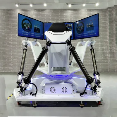 Indoor Sports 4d Racing Motion Seats Simulator Amusement Games Car Racing Seat Simulator 5d Car Driving Simulator With 3 Screens