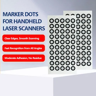 3HAO 3D Handheld Scanner Marker Positioning Magnetic Diagonal Fan-shaped Reflective Target Point High Reflective Sticker Dot