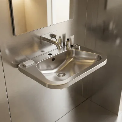 Hot-selling Modern air Basin 304 Stainless Steel Raw Material Washbasin Hotel B&B Can Not Be Easily Dirty.