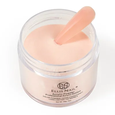 ELLIS NAIL Fast Dry Non-Toxic Shining Good Consistency 56g 2-in-1 Nail Acrylic Powder Manicure Nail Salon Nail Decoration Custom