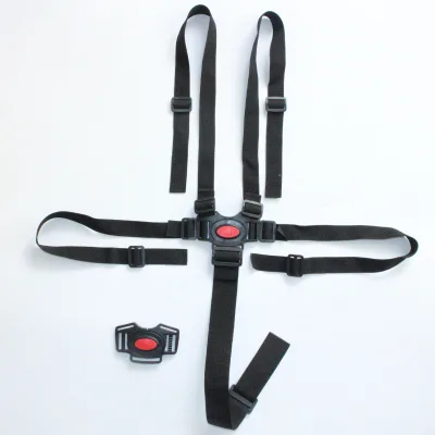 Child Eating Seat Straps 5 Points Baby Chair Safety Harness High Chair Seat Safety Belt