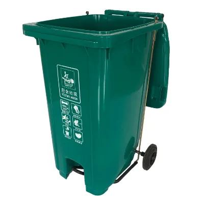 Weather-Resistant Bins HDPE Hygiene Plastic Trash Cans for Outdoor Use in Urban Spaces, Parks, Beaches, Commercial Districts