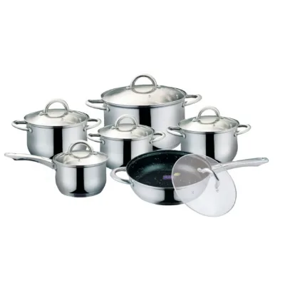 12pcs Major Kitchen Appliances Cooking Pot Set Kitchen Wares