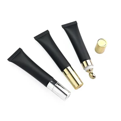 Customize Colors Functional High Quality Gold & Silver Zinc Alloy Massage Head Eye Cream Package Tube