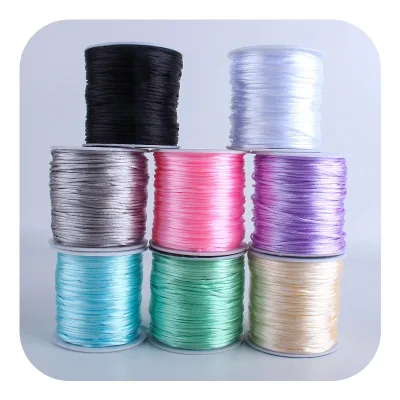 Nylon Thread Chinese Knot String for Macrame Necklace Bracelet Braided Cord Beaded Thread String Silk Wire