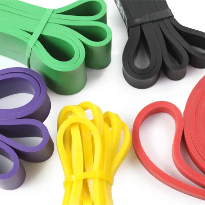 Latex Resistance Bands Set Custom Logo Strength Training Men Women Pull up Exercises Home Workouts