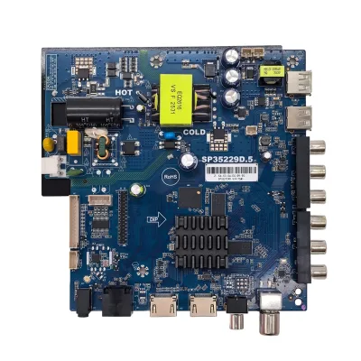 SP35229D.5 75W No Bluetooth 32-43" Universal TV Board 35-110V Led Lcd Smart Android Lcd Controller Board Kit Android14 Wholesale