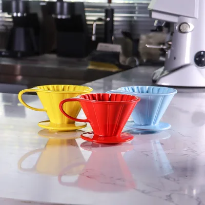 Fashion Ceramic Coffee Dripper Coffee Filter Pour Over Coffee Accessory for Travel Office Cafeshop
