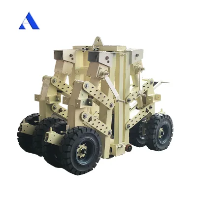 15tons 30tons 4pcs Rubber Super Shipping Container Lifting Caster with Twistlock